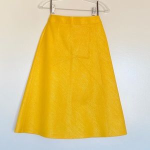 Derek Lam midi skirt in yellow